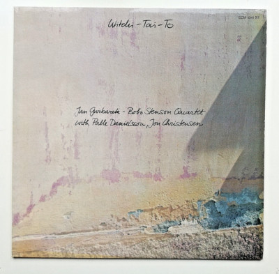 Jan Garbarek - Bobo Stenson Quartet - Witchi-Tai-Do LP D 1974 ECM near MINT
