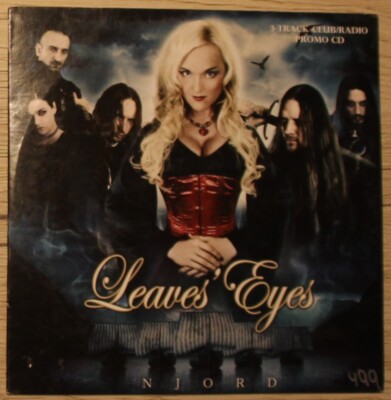 Leaves' Eyes CD Njord (2009) 3-Track Club/Radio Single/Promo Symphonic Metal