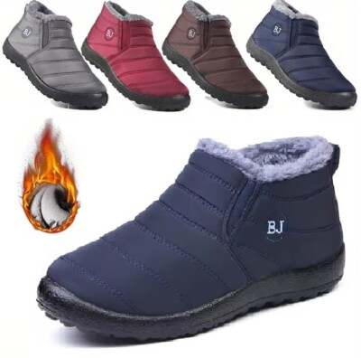 Snow Boots Warm Shoes Mens Womens Winter Waterproof Non