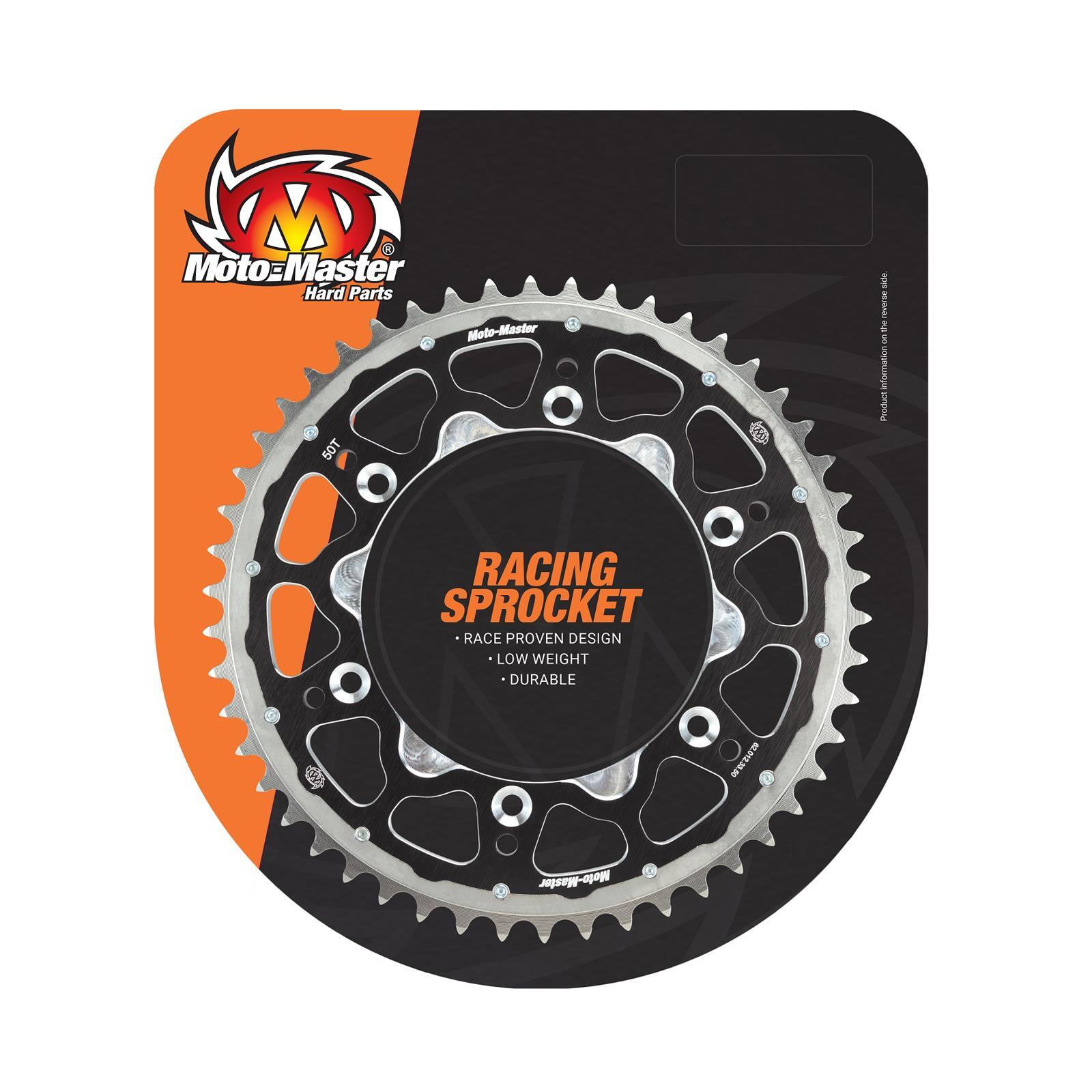 Moto-Master Fusion Dual Ring Rear Sprocket (Black - 520-50T) - Kawasaki/Suzuki