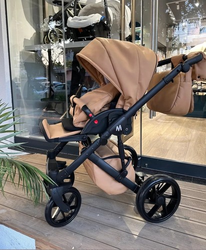 Passeggino MOMMO AAA 3 in 1 eco pelle - sedile Cosmo I Size - Foto 22 di 146
