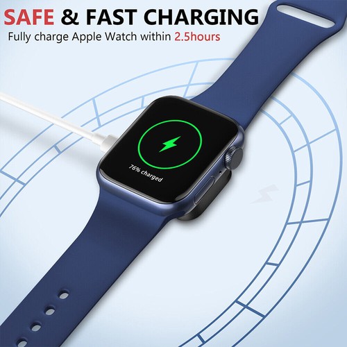Portable USB Magnetic Charging Wireless Charger For Apple Watch 8 7 6 SE 5 4 3 2 - Picture 3 of 16