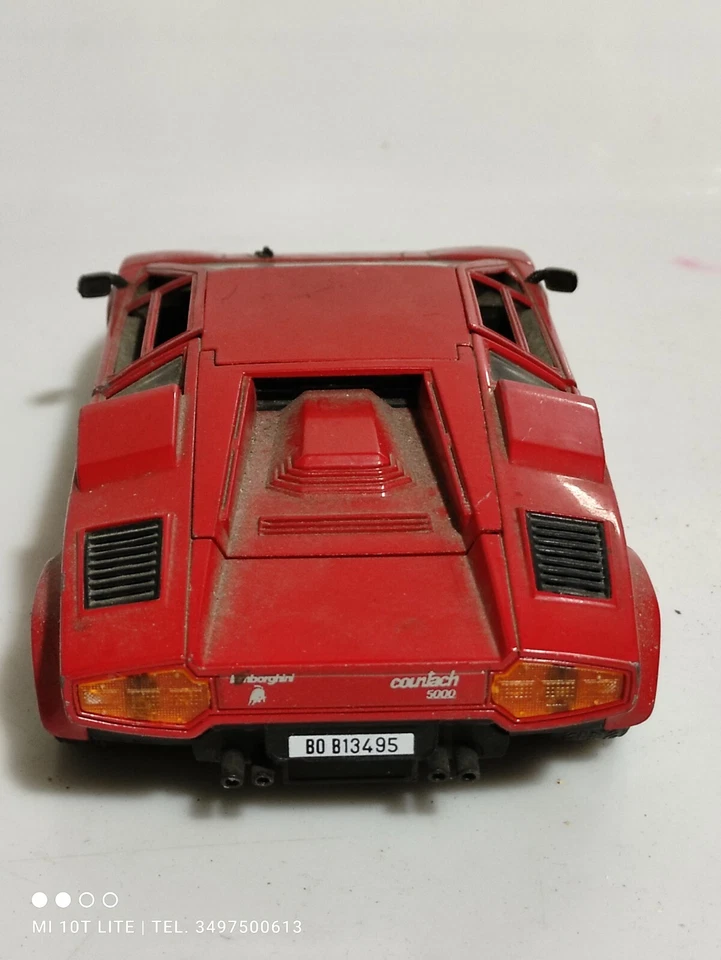 polistil lamborghini countach 1-18 disegno bertone vintage - Immagine 4 di 4