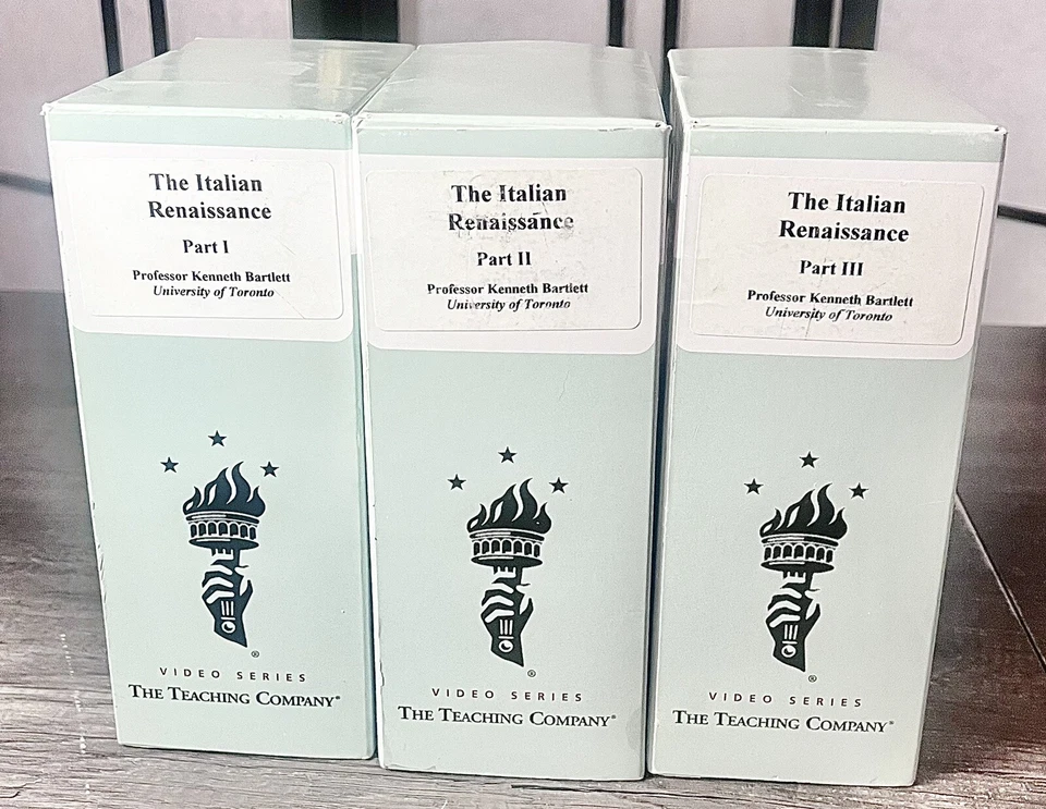 Great Courses Set 9 VHS ARTISTS of the ITALIAN RENAISSANCE Lectures - Image 3 of 3