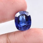 12x10 MM Natural Flawless Ceylon Royal Blue Sapphire Cushion Cut Loose Gemstone