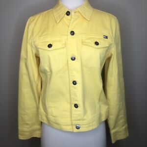 tommy hilfiger yellow bomber jacket