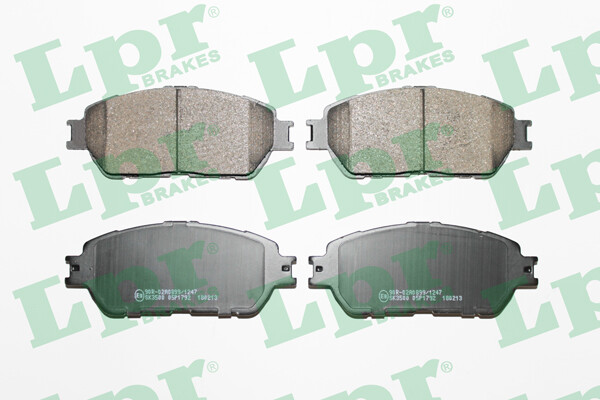 LPR 05P1792 Brake Pad Set, Disc Brake For Lexus Toyota-image