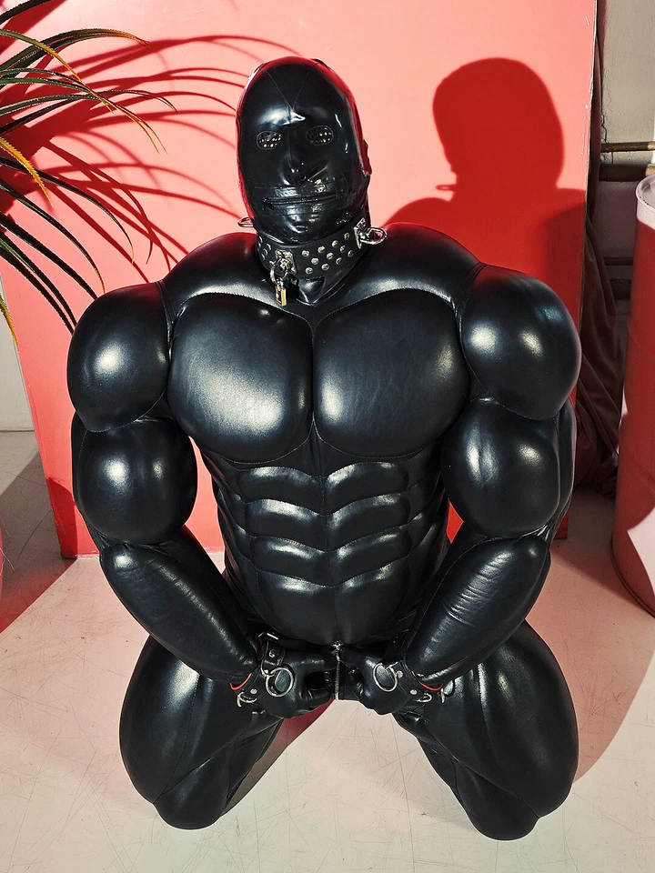 TRAJE MUSCLE NEGRO / COSPLAY / HALLOWEEN Foto 3 de 4