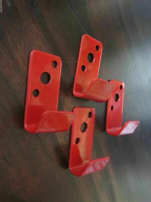   4-WALL HOOK BRACKET HANGERS FOR 2 1/2 GAL WATER PRESSURE FIRE EXTINGUISHER
