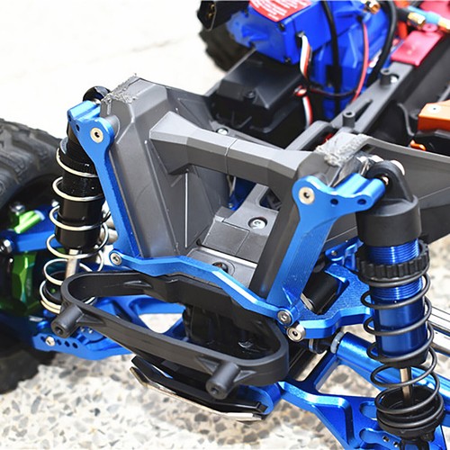Montaggio ammortizzatore anteriore lega di alluminio per TRAXXAS 1/10 RC MAXX - Foto 2 di 12