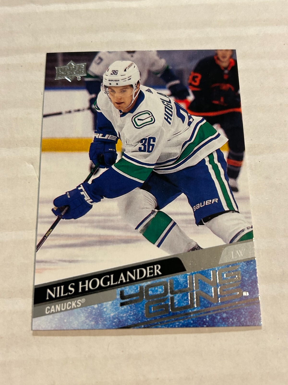 2020-21 UPPER DECK NILS HOGLANDER #462 YOUNG GUNS ROOKIE CANUCKS G1