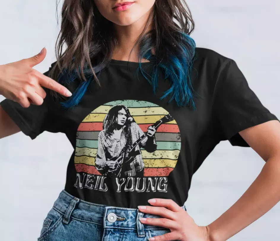 T shirt neil young sale