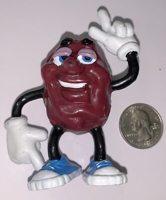 CALIFORNIA RAISINS FIGURE Dancing Rasin PVC Figurine 1987 CALRAB | eBay