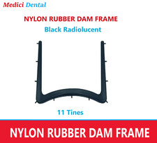 Dental Nylon Dam Frame, Radiolucent, Rubber Dam Frame, 11 Tines, 4 5/8" X 3 7/8"