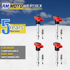 4x Ignition Coils + 4x Spark Plugs for 2009-2016 VW Volkswagen Tiguan CC 2.0L l4