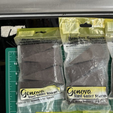 New 2-pack lot 5/PC Raingo Genova RW112 Gutter Spacer Bracket Musket Brown