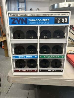 ZYN Display Case - 6 Spots - Convenient Store Display Case