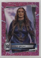 2025 Topps Chrome WWE Pink Shimmer Refractor Nia Jax #175 0nr3
