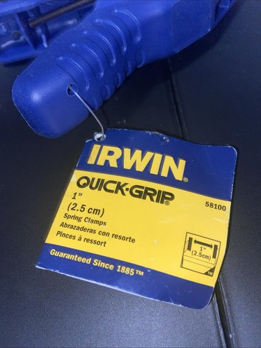 Irwin 58100 1 lb. Force High-Tech Resin Quick-Grip Spring Clamp 1" CLAMP - Picture 4 of 7