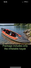 Aqua Marina Memba 390 Inflatable Kayak Orange Black 2 Seater