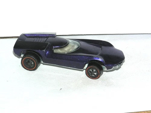 1969 Hot Wheels Redline Turbofire YR2 PRETTY GRAPE PURPLE NICE BASE w UPSIDE!