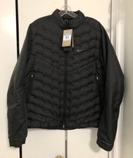 Nike Therma-Fit ADV Aeroloft Down Running Jacket -Tall Black Medium NEW NWT