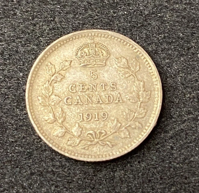 (稀少)カナダ連邦　ジョージ5世　50セント銀貨　1919 稀少)カナダ連邦 ジョージ5世 50セント銀貨 1919 稀少)カナダ連邦