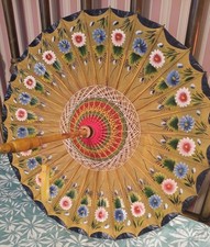 Parasol / Umbrella, Tough Paper A Great Construction with a Beautiful Painting