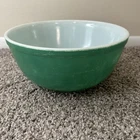 Vintage Pyrex 403 Green Mixing Bowl Nesting Primary 2.5 Qt Dull Dwd Workhorse