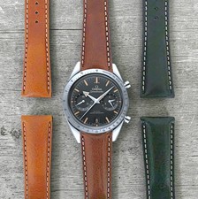 Wrist Envy Padded Handmade Italian Leather Watch Strap Band 18 19 20 21 22 mm UK