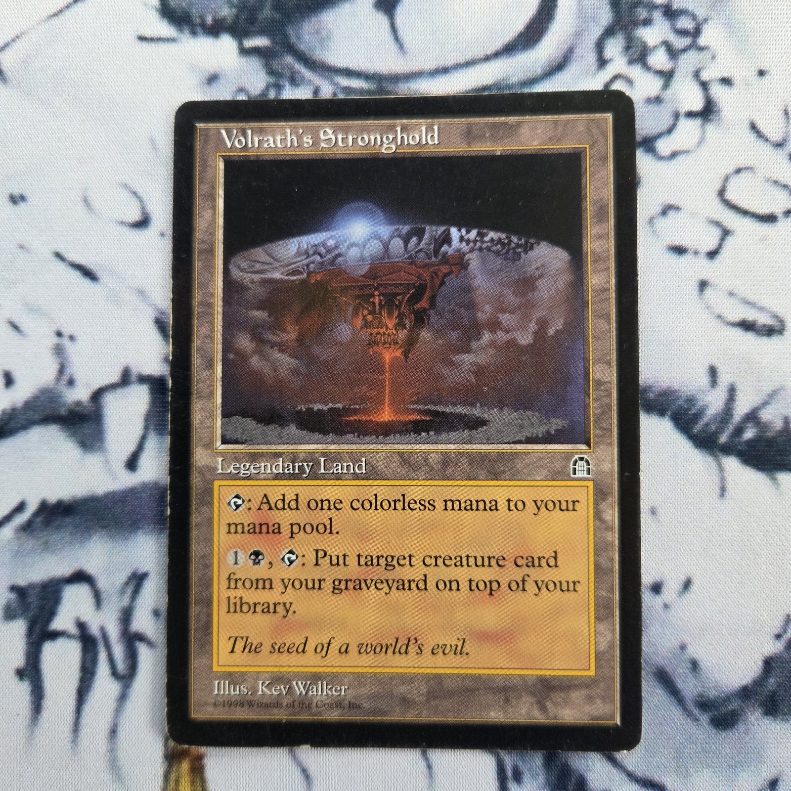 Volrath's Stronghold MTG Stronghold Lightly Played (LP) Magic the Gathering
