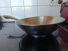 Tupperware Junior Wok Pfanne Bratpfanne Edelstahl 2,3 Liter 24 cm Chef Series