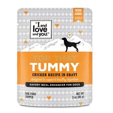 "I and love you" Top That Tummy Wet Dog Food Pouch, 3 Ounce (Pack of 12)  16.48 per gallon