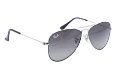 RAY-BAN JUNIOR RJ 9506S 271/11 SILVER BLACK GRADIENT AUTHENTIC SUNGLASSES 50-13