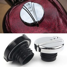 For Harley XL Sportster XL883 XL1200 48 Dyna Freewheeler Motor Fuel Gas Tank Cap