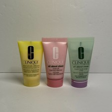 Clinique 3-Step Skincare Mini Set 1 oz Each Cleanser Lotion Travel Size