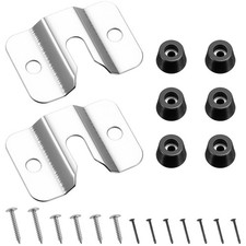 2 Sets Portable Dartboard Mounting Bracket Kit, Dartboard Hanging Hardware with
