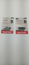 LOT OF 2 Sandisk Ultra 32GB USB 3.0 Flash Drive, Black, New