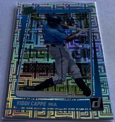 2021 Donruss Baseball Yiddi Cappe Miami Marlins Rated Prospect Vector #RP3