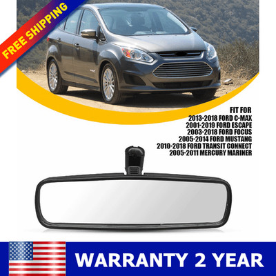 For Mercury Mariner 2005-2011 Rear View Mirror Center Wide Angle 6U5Z17700B Part