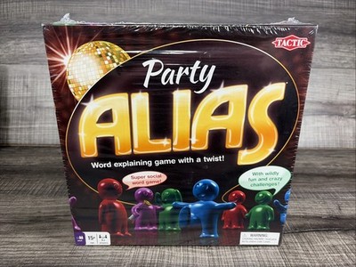 Tactic Party Alias Board Game, Super Social Word Game, 15+ Age Brand New
