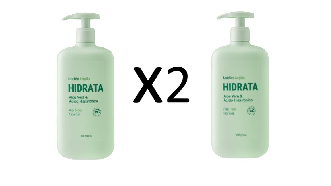 Loción corporal aloe vera y ácido hialurónico piel normal Pacx 2 unidades