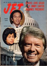 John H Johnson / Jet Magazine February 10 1977 Andrew Young Patricia Harris