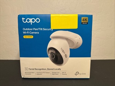 TP-Link Tapo C560WS 4K Outdoor Pan Tilt Security IP Camera WiFi 6 White Smart