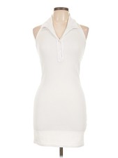 PrettyLittleThing Women White Casual Dress 10