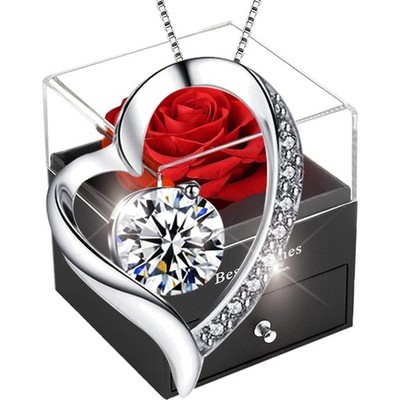 Ewige Rose Damen Geschenk Box Muttertag Valentinstag Hochzeit Weihnachten Blumen