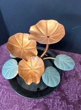 Serentity Waterlily Tabletop Fountain Melville Direct Bits And Pieces NOS NICE