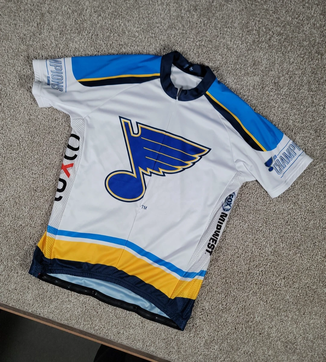 Maillot St. Louis Blues #27 – Bleu, Original NHL, Taille 56, Pièce Unique