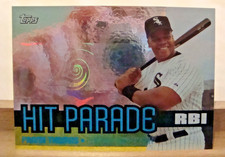 2005 Topps Hit Parade MLB Insert Card #RBI6 Frank Thomas, Chicago White Sox, HOF