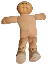 Vtg Cabbage Patch Kid Preemie Doll 1978/1982 Bald Blue Eyes Appalachian Artworks